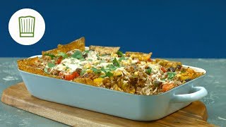 Chili Con CarneAuflauf mit Nachos  Chefkochde [upl. by Aleka]