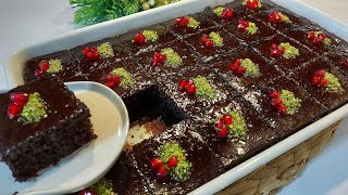 Bol Soslu Kolay Islak Kek Tarifi 💯 Browni Tadında Nefis Soslu Islak Kek 👌 ıslakkek ıslakkektarifi [upl. by Yeslaehc540]