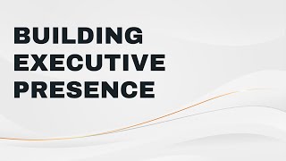 Building Executive Presence Overcoming Introversion and Mastering Public Speaking [upl. by Stillmann]