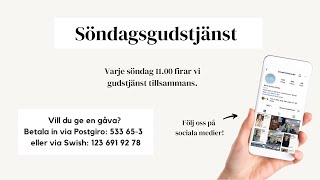 Lovsångsgudstjänst  Guds Krafts Lovsångare [upl. by Sill]