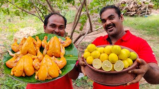 LEMON CHICKEN  Yummy Lemon Chicken Recipe  Village Style Cooking  World Food Tube [upl. by Cull]