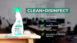 Why FoamBased Disinfectants are More Effective  Wyritol Disinfectant Foam Spray  Cleaner [upl. by Ariadne]