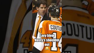 Peter Laviolette blew Nasty’s shoulder out 😂👊🏻 [upl. by Lamonica]