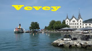 Vevey and lake Geneva Switzerland [upl. by Suolevram]