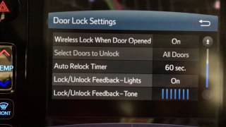 Toyota Prius PRIME 2017  Vehicle Customizations for Door Lock and Light Settings [upl. by Averil]