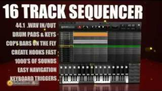 Beat Making Software  DUB Turbo 20 Beat Maker Program Trailer Promo [upl. by Maurita]