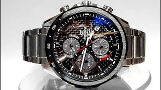 Casio Edifice EFSS540DB1A Solar powered Sapphire watch video 2018 [upl. by Nirag]