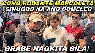 Cong Rodante Marcoleta Sinugod na ang Comelec [upl. by Orvas631]