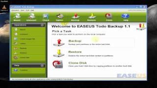 EASEUS Todo Backup 11 and SyncBack Backup managers Tutorials [upl. by Niuqaoj]