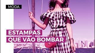 ESTAMPAS QUE VÃO BOMBAR NO VERÃO 2018  Camila Gaio [upl. by Sergent621]