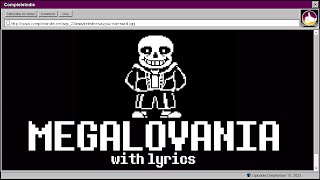 MEGALOVANIA With Lyrics  Undertale [upl. by Ermin]