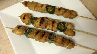 How to make high protein chicken yakitori [upl. by Aizahs]