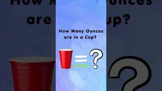 How Many Ounces Are In A Cup measurement [upl. by Adnamas908]