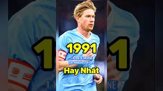 Những cầu thủ sinh năm 1991 hay nhất trong bóng đá 😍🔥⚽️ [upl. by Yhtak]