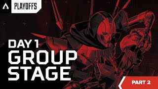 ALGS Year 4 Split 2 Playoffs  Day 1 Group Stage Part Two  Apex Legends [upl. by Elcarim]