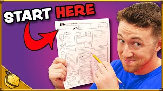 How to Make a Character Sheet in DampD 5e  Quick Guide [upl. by Britton]