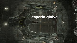 Star Citizen the Esperia glaive [upl. by Umberto]