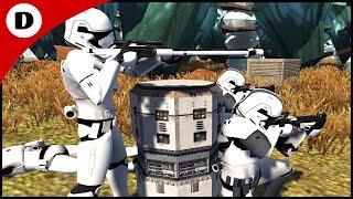 FIRST ORDER TROOPS IN FELUCIA BASE  Men of War Star Wars Mod [upl. by Margaretta703]