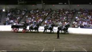 Governors Cup 6 Horse Hitch Competition  Ohio State Fair 2010 [upl. by Junji]