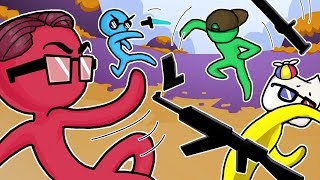 HOW TO FIGHT PROPERLY  Stick Fight Funny Moments [upl. by Manlove]