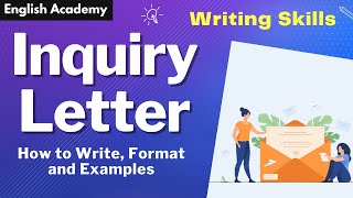 How to write Inquiry letter   Inquiry Letter Format and example  CBSE NCERT [upl. by Farrow]