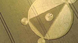 Crop Circle Cow Down Furse Hill Wiltshire 682014 [upl. by Iran]