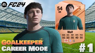 EA FC 24 GOALKEEPER CAREER MODE EP1 [upl. by Avin]