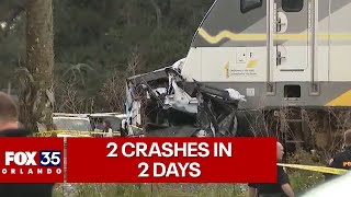 Another Florida Brightline train crash leaves 2 dead in Melbourne [upl. by Nalor71]