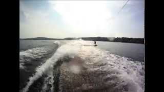 Wake Sessions  Malletts Bay Lake Champlain VT July 14 2012 [upl. by Litsyrk454]