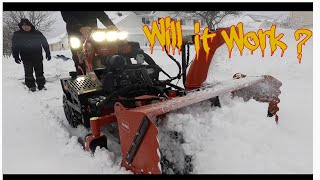 Toro Grandstand MultiforceSnow Blower Review 2021 snow storm blizzard [upl. by Helgeson]