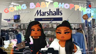 GOING BABY SHOPPING FOR MY SISTER ft nicholerobinson  Roblox Bloxburg Roleplay [upl. by Barna]