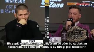 McGregor vs Khabib Basın Toplantısı TÜRKÇE [upl. by Mairb]