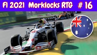 F1 2021 Morklocks Red Bull Racing RTG  Episode  16 Australian GP  Albert Park [upl. by Nnylyram]