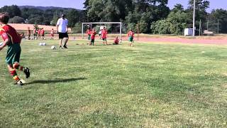 Zweikampftraining 1 gegen 1 Teil 2 INTERSPORT kicker Fußballcamp Heideck [upl. by Carper]