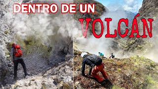 En las PROFUNDIDADES de un VOLCÁN ACTIVO 🌋🇪🇨 ECUADOR Josué y Elie [upl. by Pettifer518]