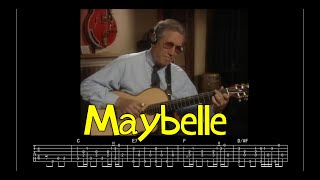 【TAB】Chet Atkins《Maybelle》Fingerstyle guitar [upl. by Medovich394]