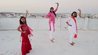 Badri Ki Dulhaniya  Dance Cover  Tanishi amp Navya  Sarika Shrivastava  Easy Dance  Women n Kids [upl. by Elianora]