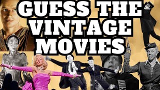 Name The Vintage Movies Quiz Mix Challenge [upl. by Ty818]