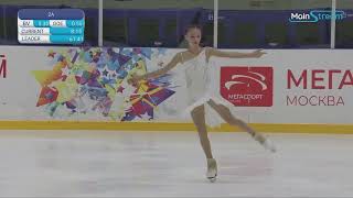 Daria Kareva Free Skate  Moscow Championship 2022 [upl. by Roshan]