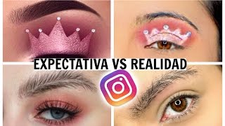 TENDENCIAS LOCAS DE MAQUILLAJE INSTAGRAM A PRUEBA ♥BeautybyNena [upl. by Oisacin633]