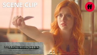 Shadowhunters  Season 1 Episode 10 Clary Easts Breakfast With Family  Freeform [upl. by Vacla]