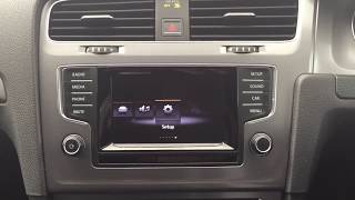 Review VW Golf 7 Media System [upl. by Enitsuga]