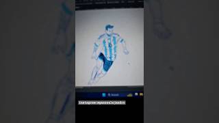 MESSI  Ilustración digital [upl. by Klimesh752]