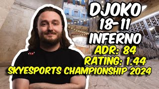 3DMAX Djoko 1811 vs Aurora Inferno Skyesports Championship 2024  CS2 POV [upl. by Ueihtam]