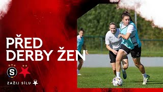 PŘED DERBY  Klára Cvrčková a Tereza Szewieczková před derby žen [upl. by Kral23]