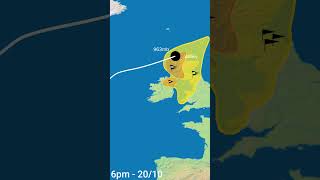 UK Storm Season 2425  Storm Ashley Animation [upl. by Clotilde]