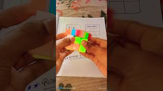 3x3 RUBIKS CUBE EASY TRICK VIRAL TRENDING SHORTS [upl. by Ahteral]