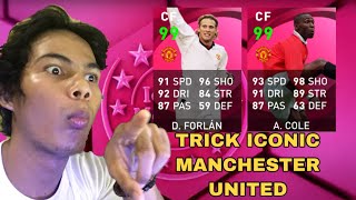 TRICK ICONIC MOMENT MANCHESTER UNITED PES 2021 MOBILE DARI SUBSCRIBERS GEGE SEMUA [upl. by Iviv75]