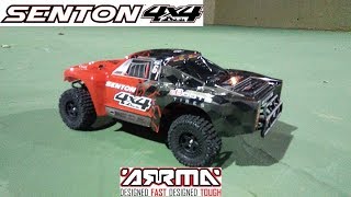 ARRMA SENTON 4x4 MEGA 2s Lipo Run [upl. by Aihsetan464]