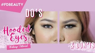 Hooded Eyes Makeup Tutorial [upl. by Champaigne]